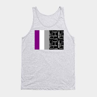 Ace, She/Her Pronouns - Identity Pride Tank Top